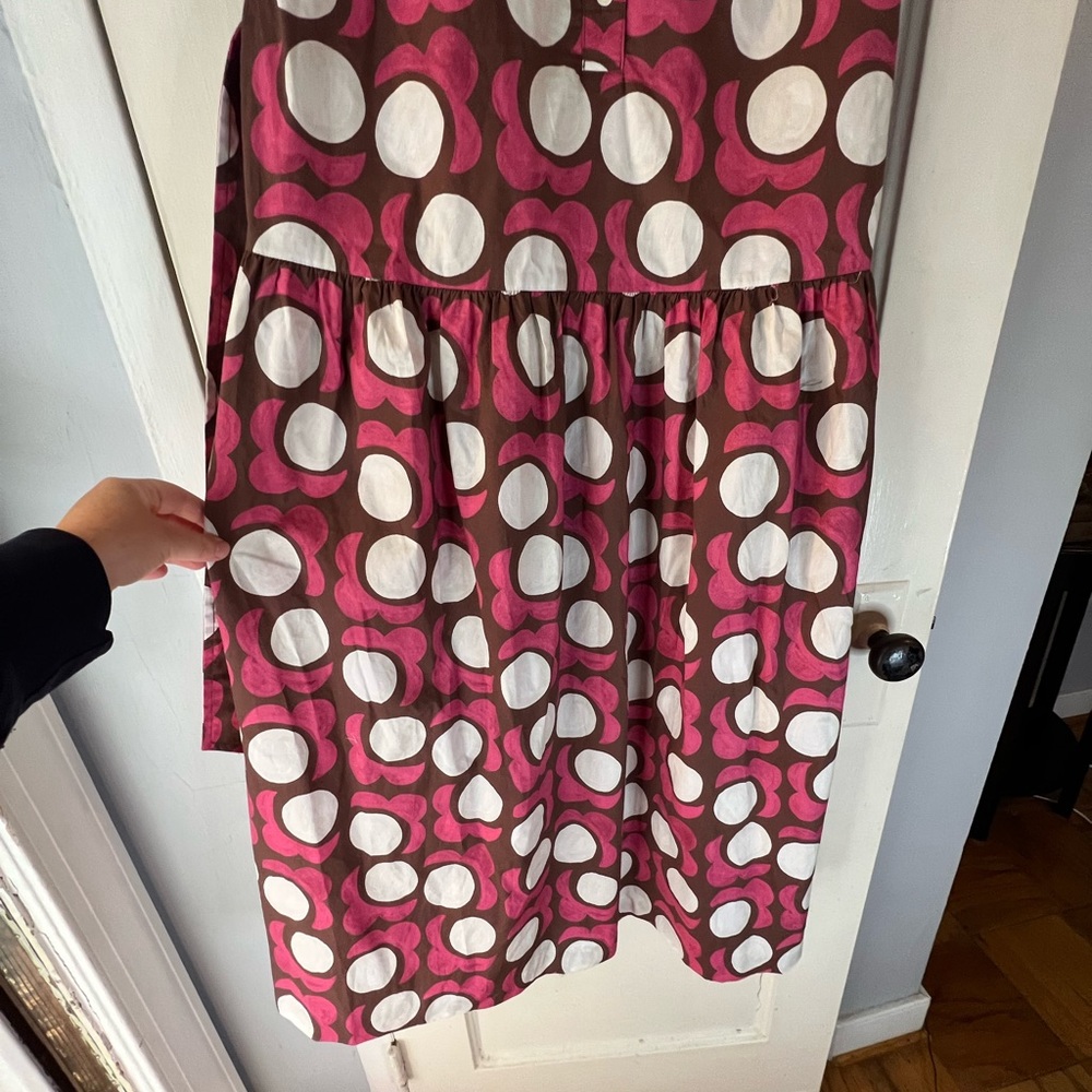J. McLaughlin Pink Polka Dot Maxi Shirt Dress - Picture 7 of 16